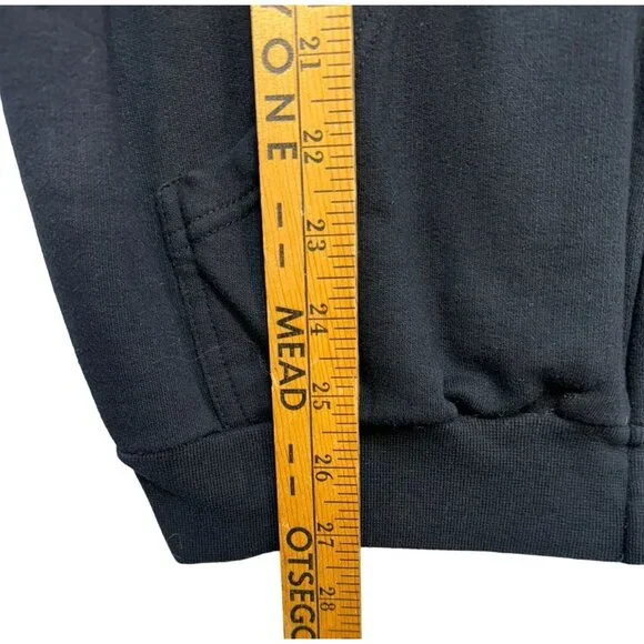 Tultex Black Hoodie Yes This Is A Cult Size Large Black Zip-Up - Picture 4 of 12